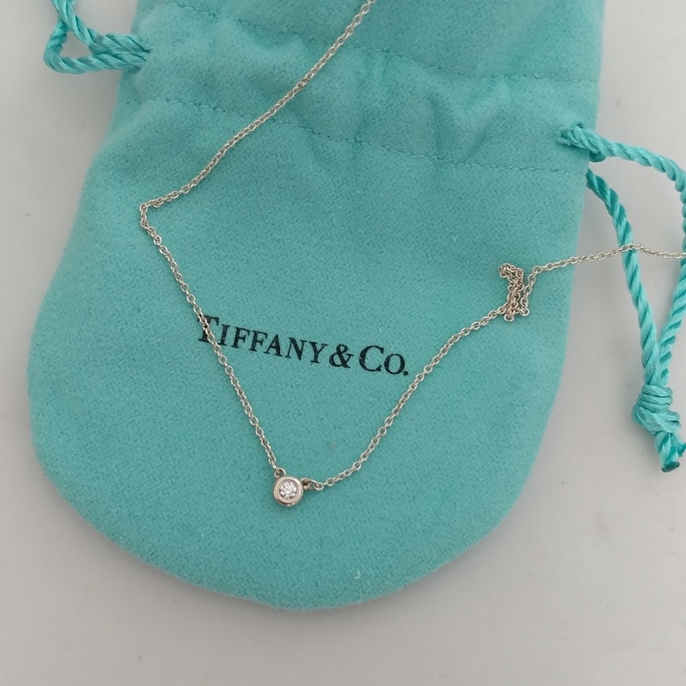 Auth. Tiffany & Co. Diamonds by The Yard Necklace